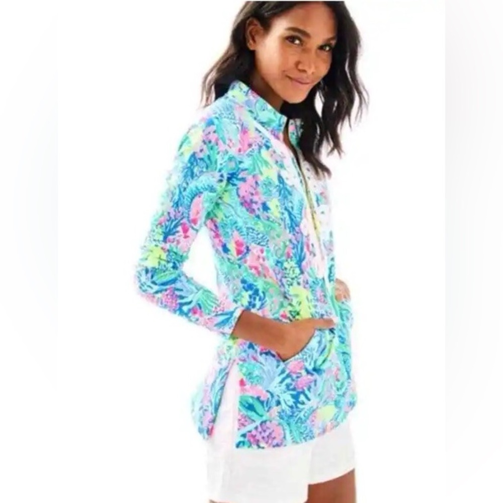Lilly Pulitzer Mermaids Cove Popover - Picture 2 of 2